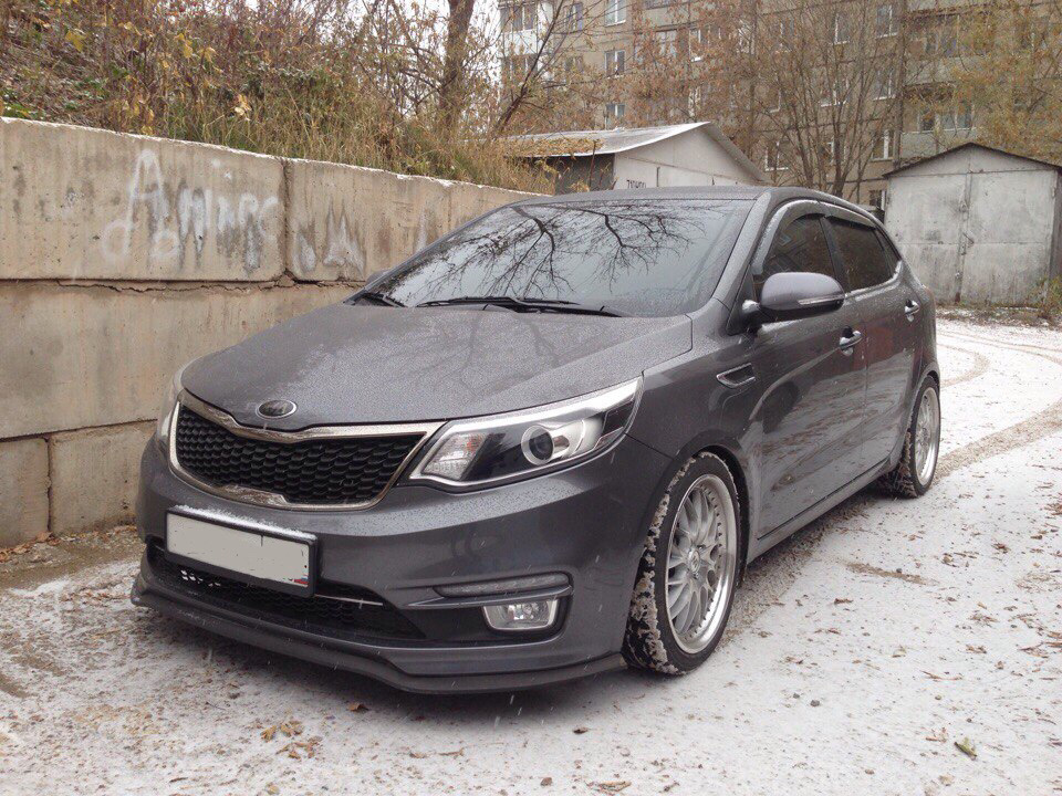 Для оценки на зимних и летних колёсах — KIA Rio (3G), 1,6 л, 2015 года ...