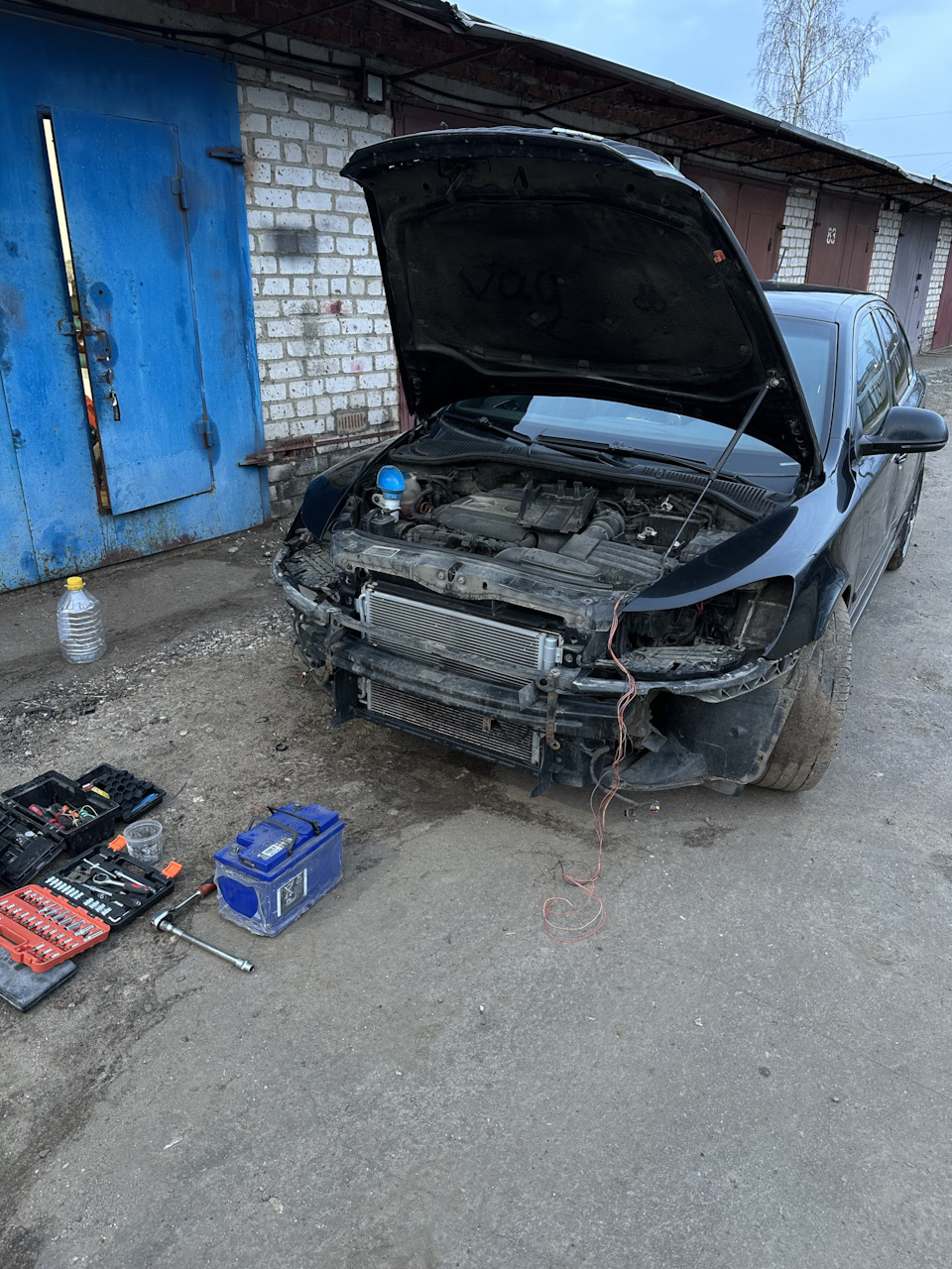 Передний парктроник. Часть 2. — Skoda Octavia A5 Mk2, 1,8 л, 2010 года ...