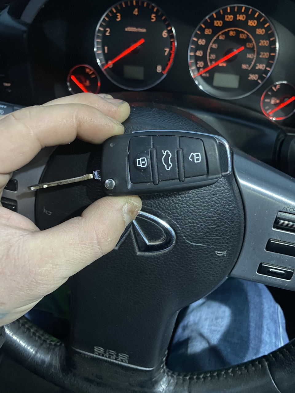 P0550 датчик давления гур — Infiniti FX (1G), 3,5 л, 2003 года ...