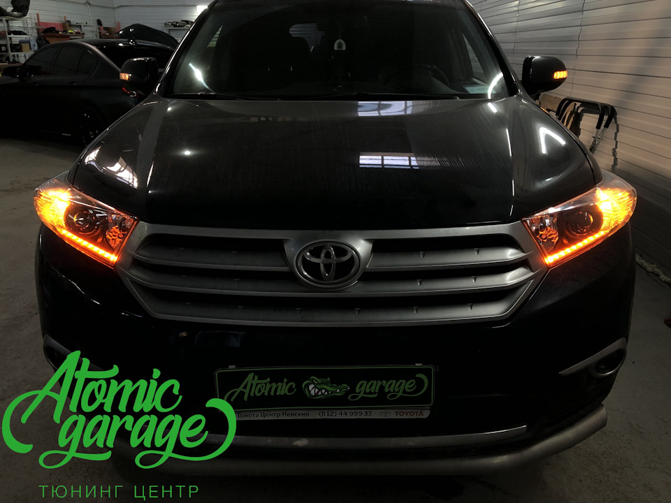 Установка ДХО на Хайлендер 2 - Toyota Highlander (XU40), 3,5 л, 2011 года своими
