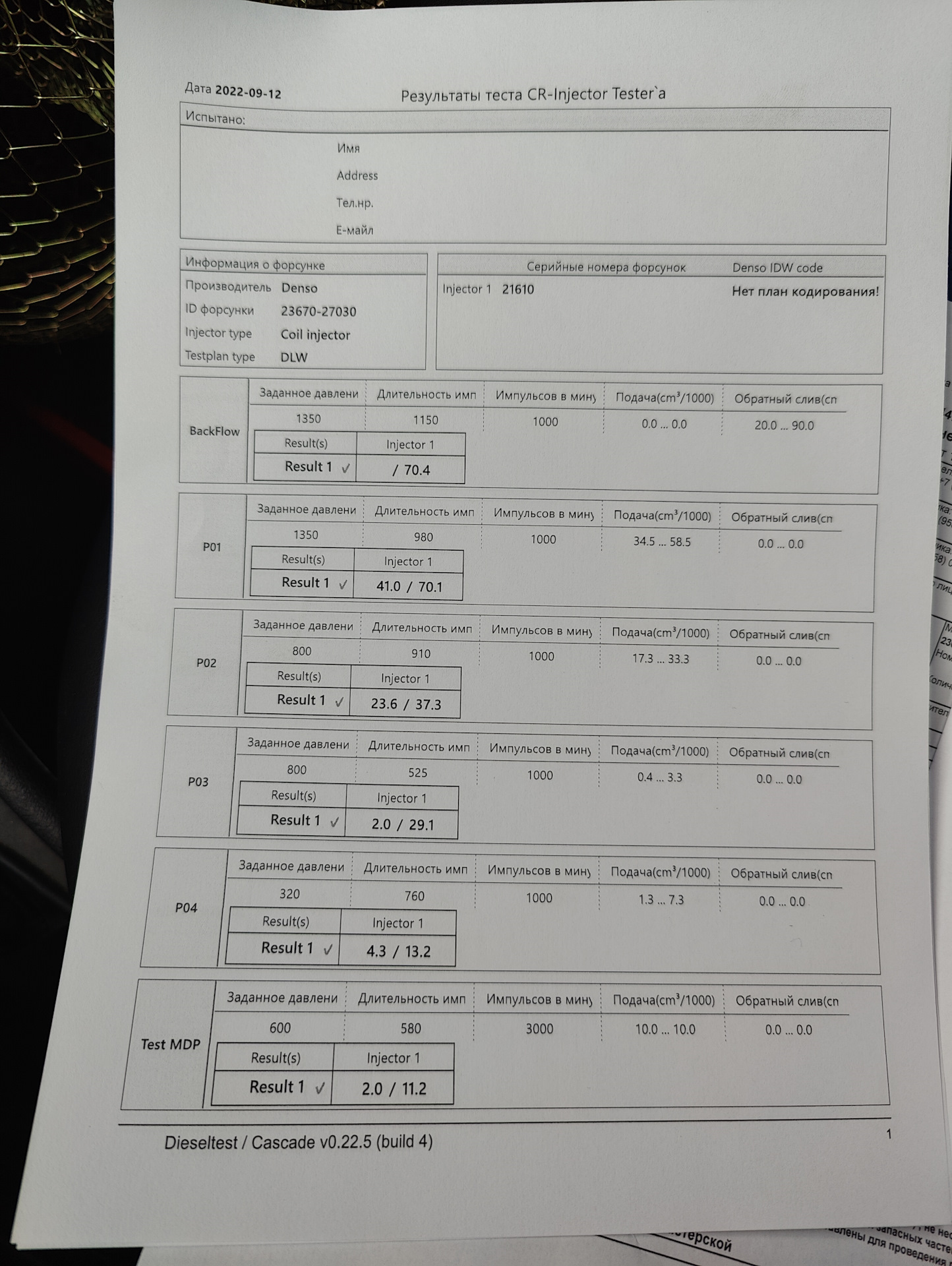 Bht6ad95r054 тест план