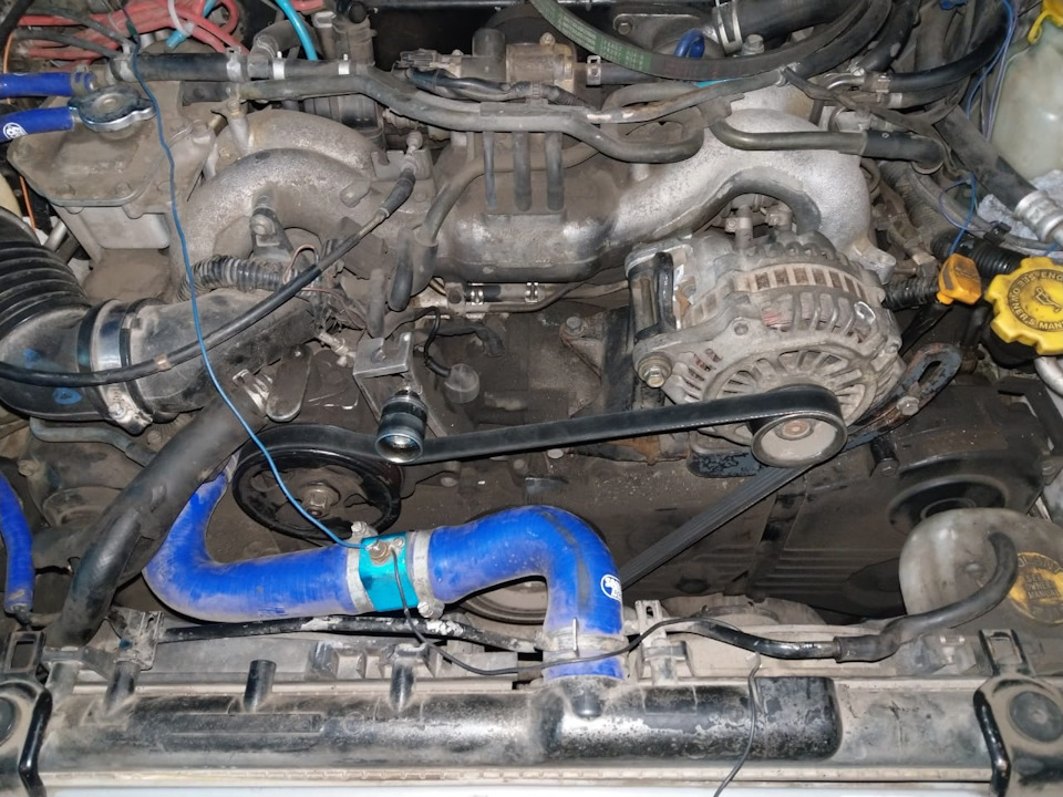 Перенос генератора на место кондиционера — Subaru Legacy (BE/BH/BT), 2 ...