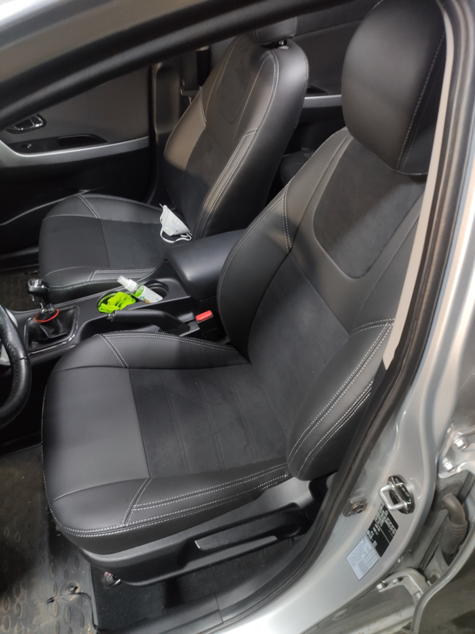 Установка каркасных чехлов — KIA Ceed (2G), 1,6 л, 2016 года ...