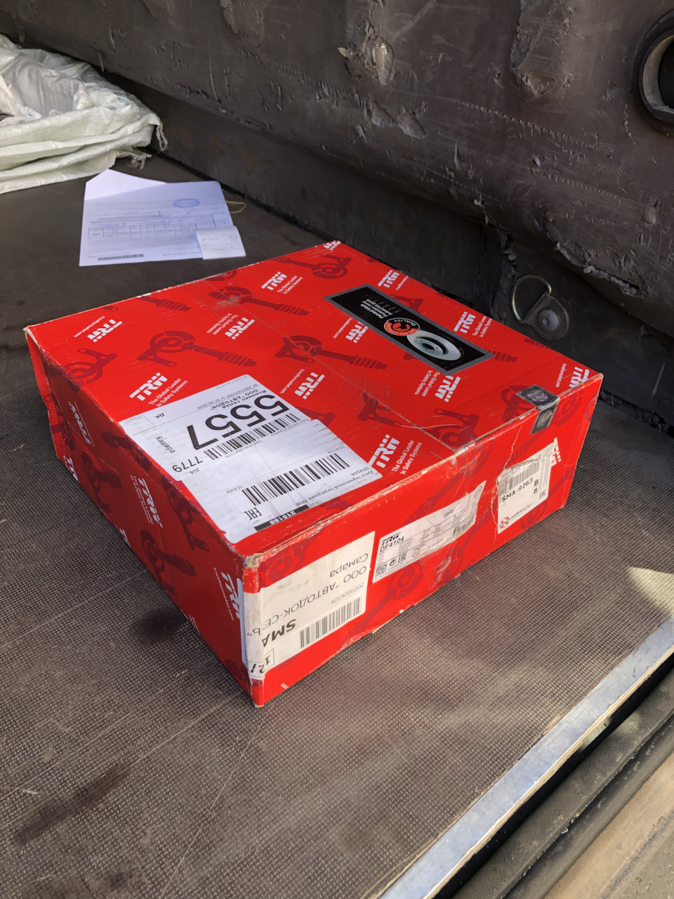 Как отличить подделку TRW? Часть2 — Subaru XV (1G), 2 л, 2014 года ...