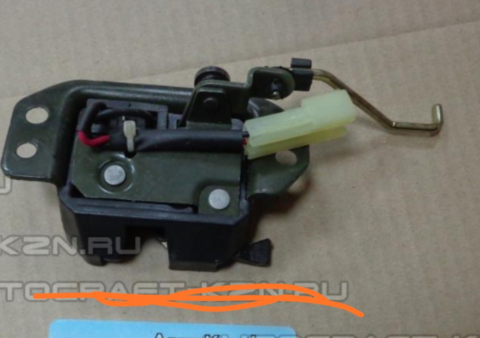 вот собственно сам Замок со встроенным концевиком — Geely MK Cross