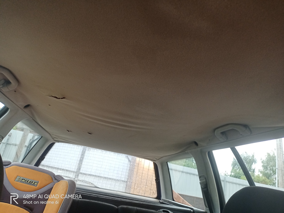 Перетяжка потолка гольф 3 универсал — Volkswagen Golf Mk3, 1,9 л, 1997 ...