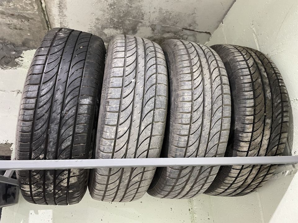 Состояние резины Onyx NY-801 на конец сезона — Nissan Almera V (G11/15 ...