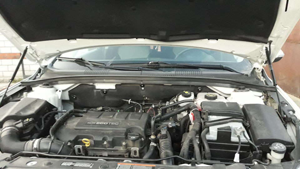 Амортизатор капота для шевроле круз — Chevrolet Cruze (1G), 1,4 л, 2014 ...