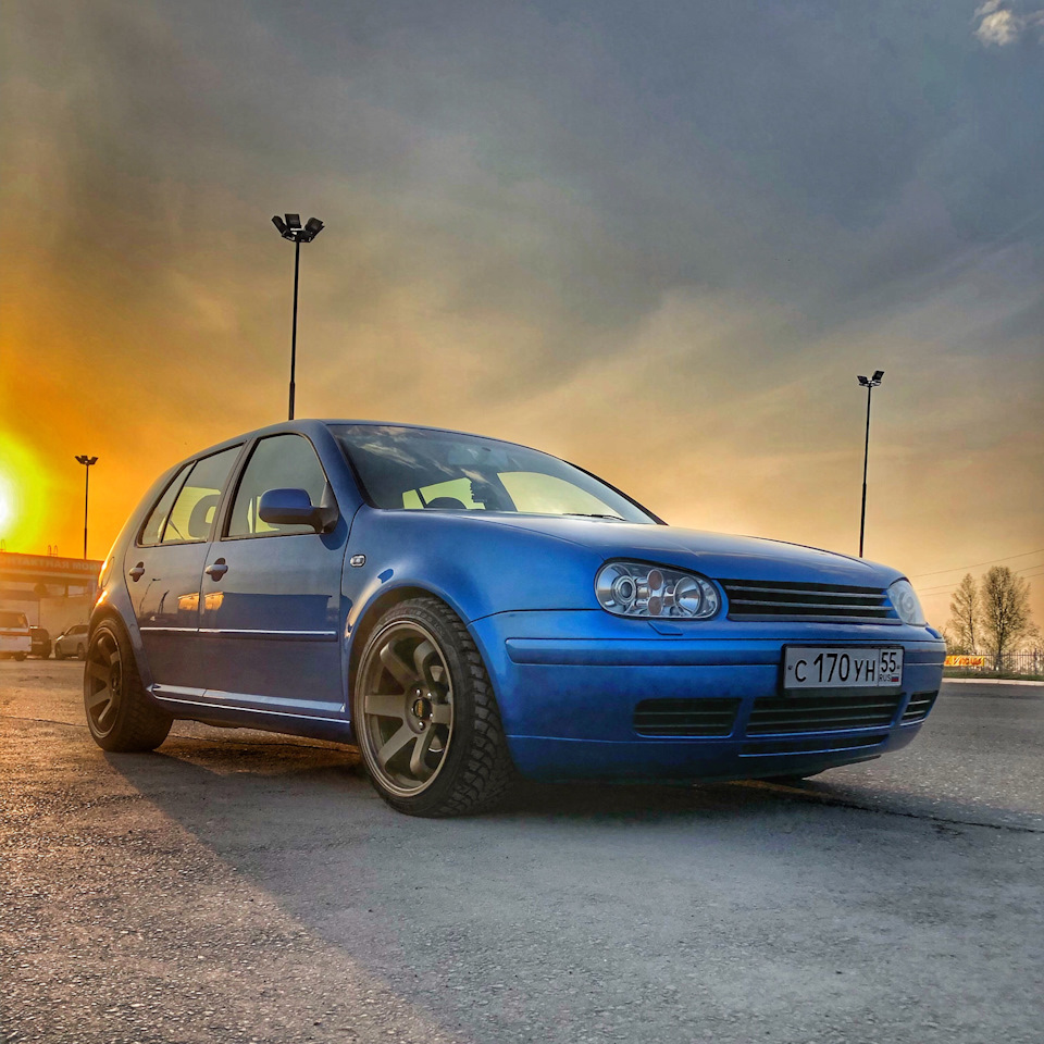 Занижение volkswagen golf 2