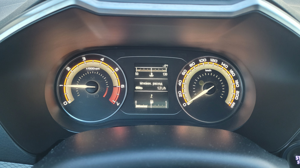 Температура после 20 минут езды по городу при неисправном термостате — Lada Vesta (NG)