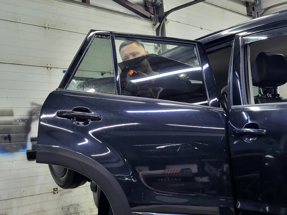 Форточка — было. Окно — стало — Suzuki Grand Vitara (2G)