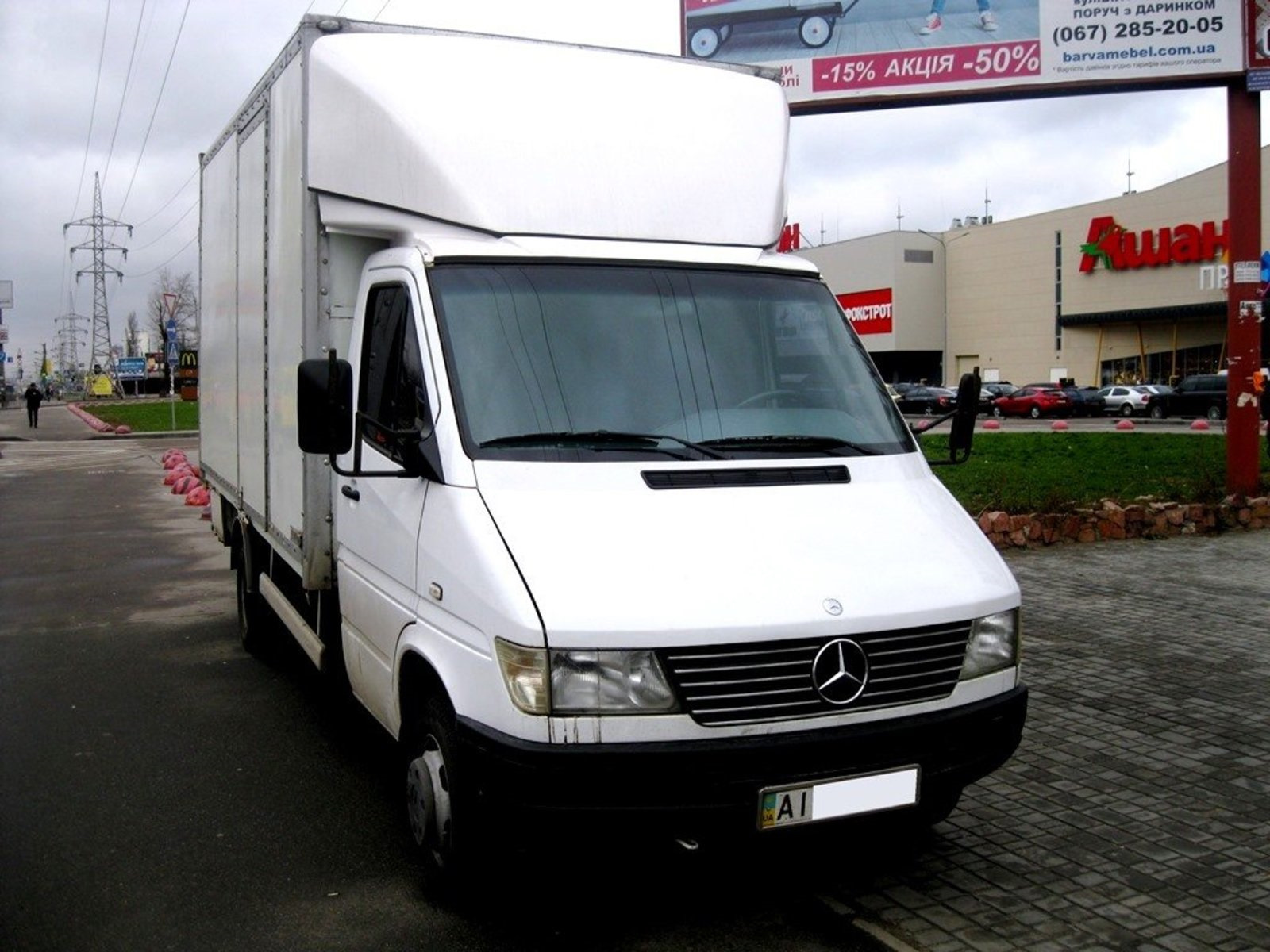 Mercedes-Benz 412d Sprinter, грузовой фургон