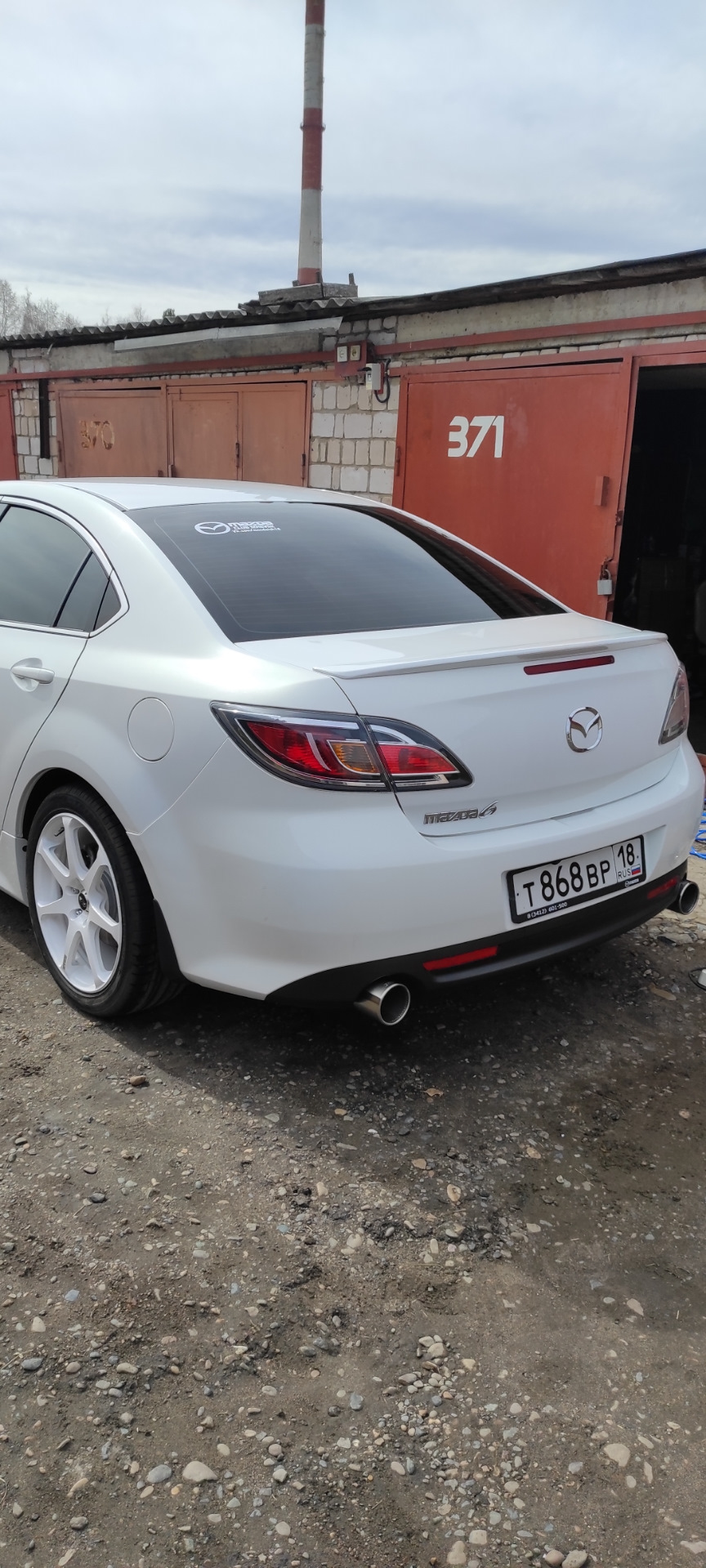 Установка сполера Mazda 6 GH. — Mazda 6 (2G) GH, 2 л, 2011 года | стайлинг  | DRIVE2