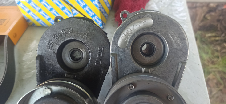 Сползает приводной ремень или замена натяжителя Astra G Y17DT — Opel ...