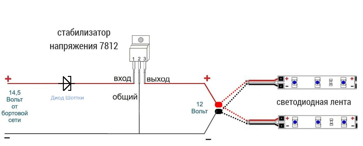 Как правильно подключить светодиодный #20. Дополнительное LED освещение багажника - Renault Sandero 2G, 1,6 л, 2015 го