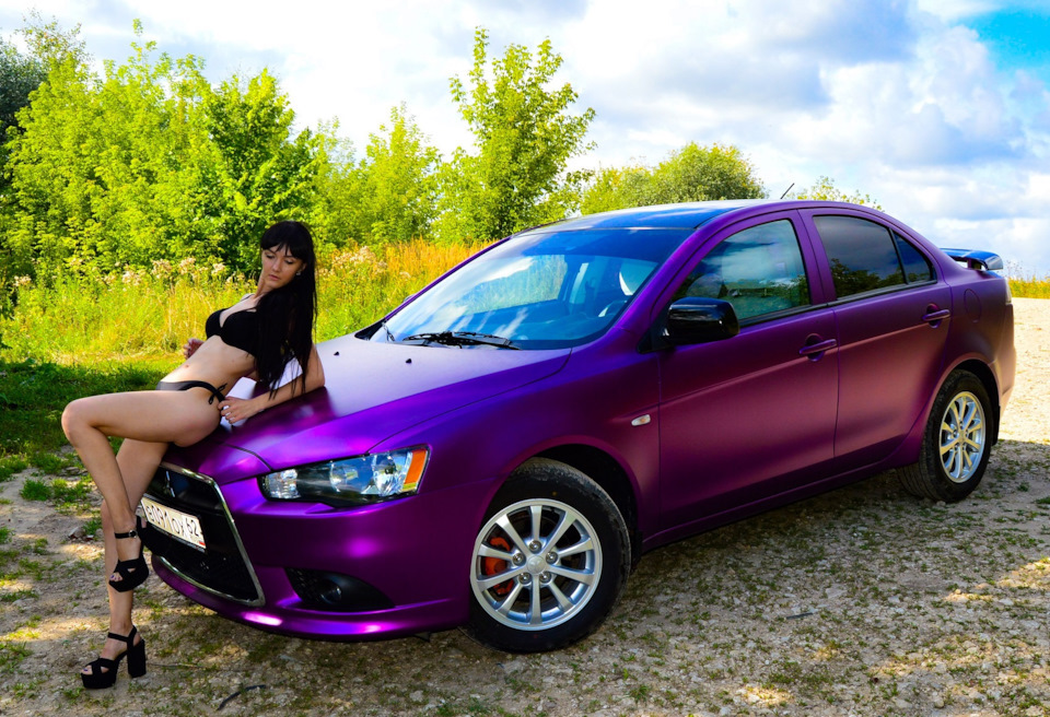 Mitsubishi Lancer 10 Purple