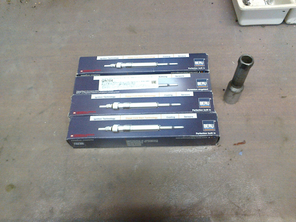 Зима близко ! Меняем свечи накала — Opel Astra G, 1,7 л, 2000 года ...