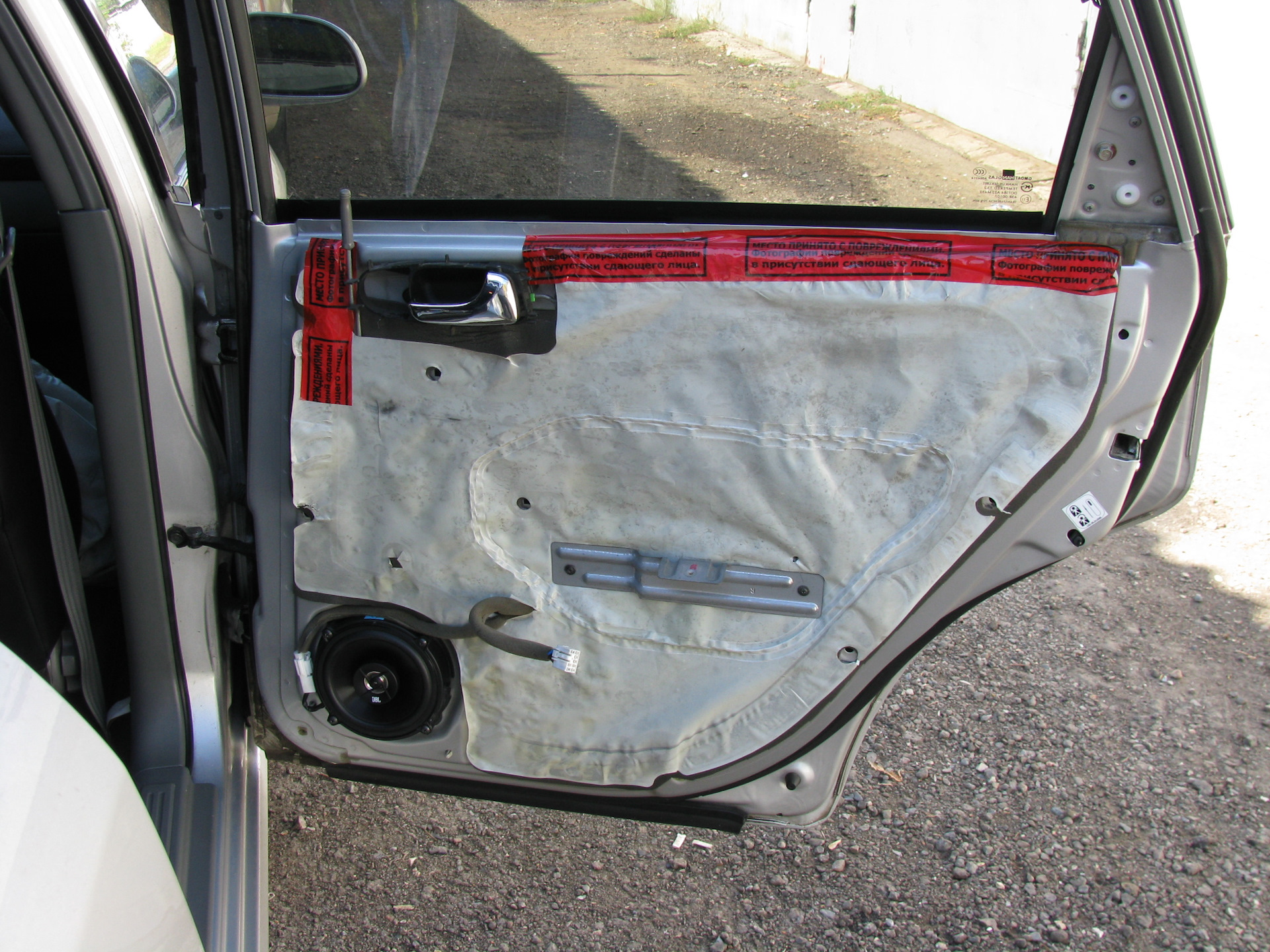 Правка кривого диска и восстановление освещения номера — Lada Гранта, 1 ...