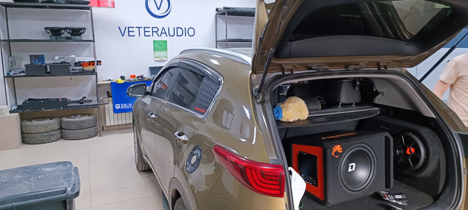 Музыка Продолжение. Подключение активного сабвуфера DL Audio — KIA ...