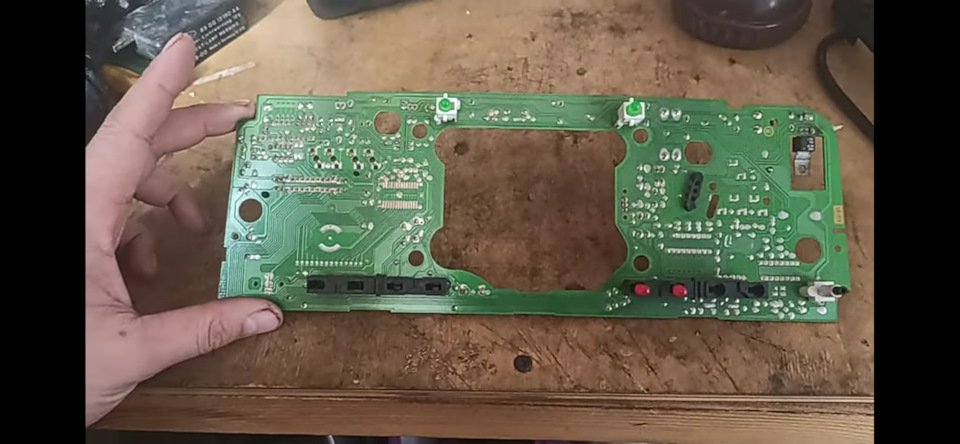 Плата щитка приборов на Пассат Б 3 VDO. 92г. Запчасти щитка приборов ...