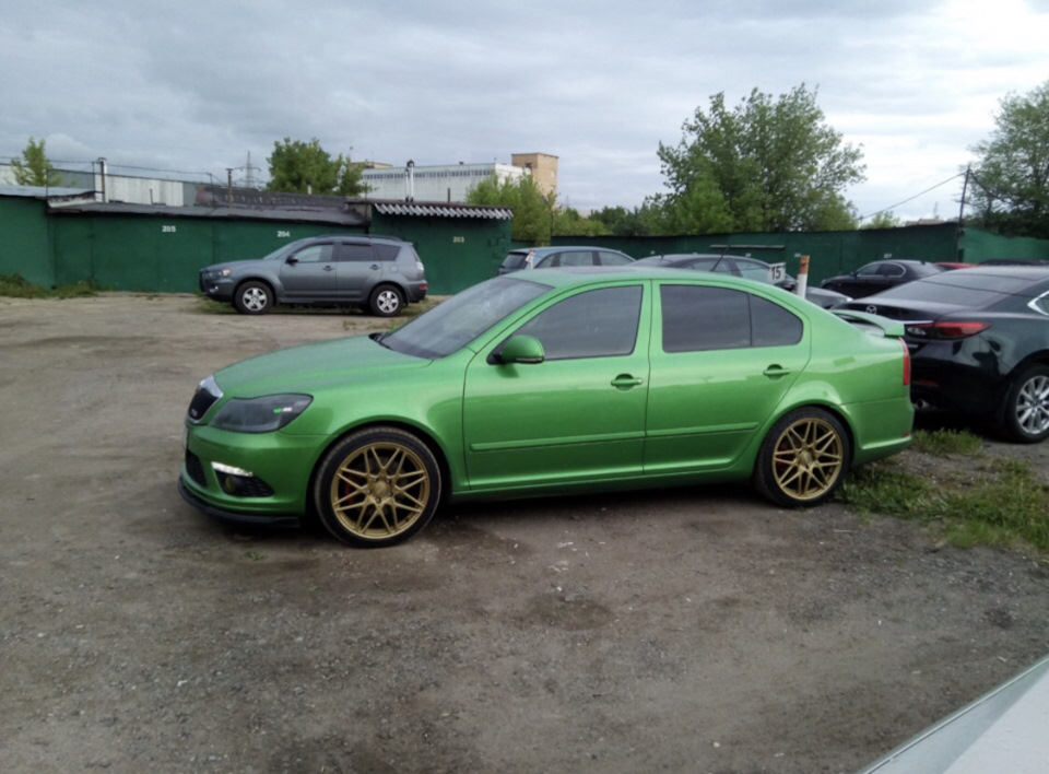 Slik L-816 Avangard — Skoda Octavia RS A7 Mk3, 2 л, 2014 года ...