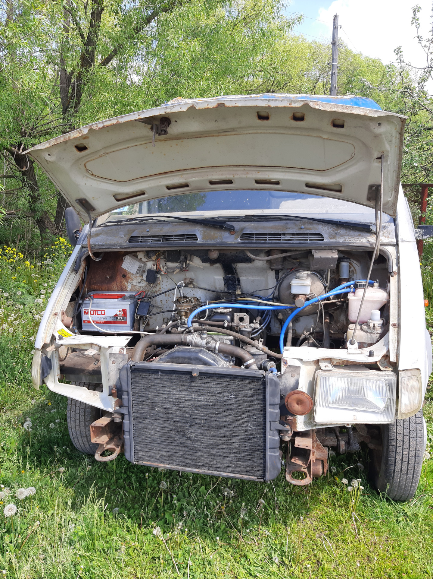 4️⃣ Установка двигателя, первый выезд — ГАЗ Газель, 2,5 л, 1998 года ...