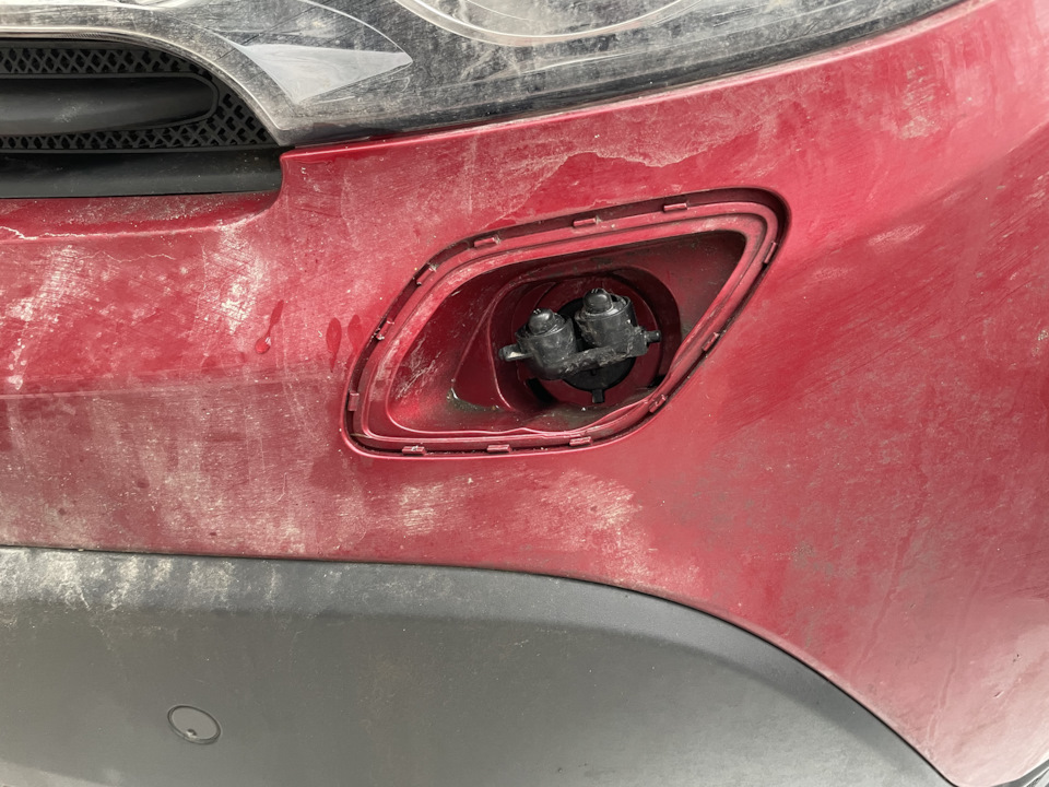 Как снять форсунки омывателя фар opel mokka Заглушка омывателя фар исчезла - Opel Mokka, 1,8 л, 2013 года запчасти DRIVE2