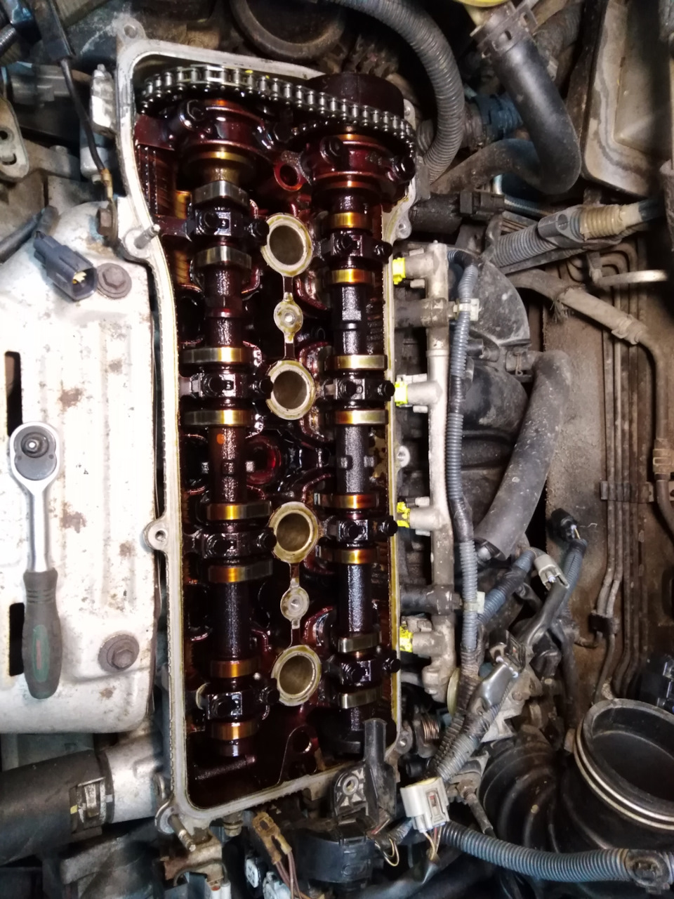 Замена м/с колпачков тойота рав4 без снятия гбц — DRIVE2