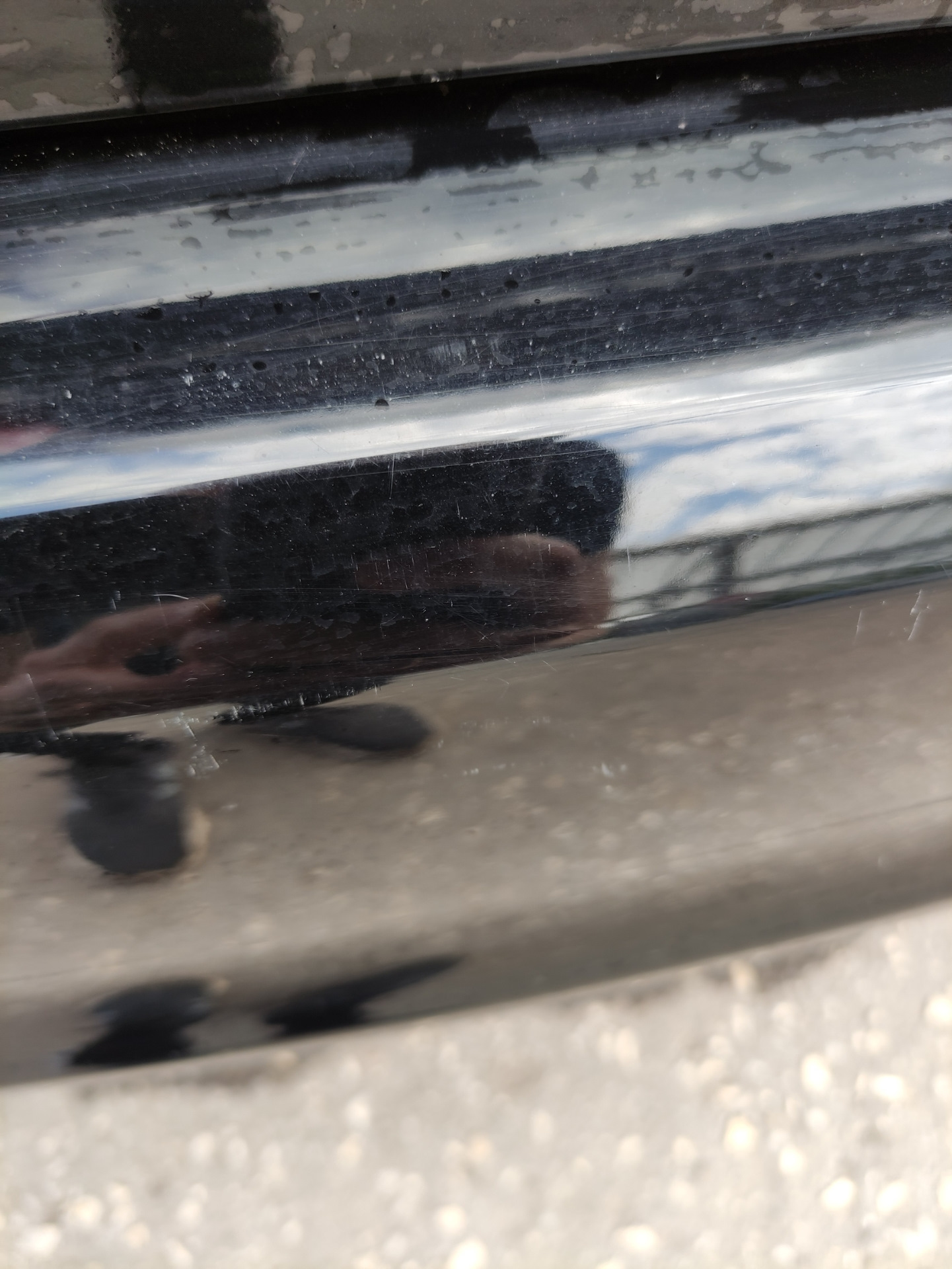 Трещины краски на заднем бампере — KIA Rio (3G), 1,4 л, 2014 года ...