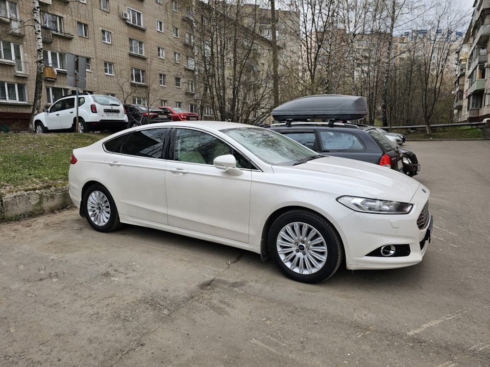 Сезонная замена колёс и сход-развал — Ford Mondeo V, 2,5 л, 2016 года ...