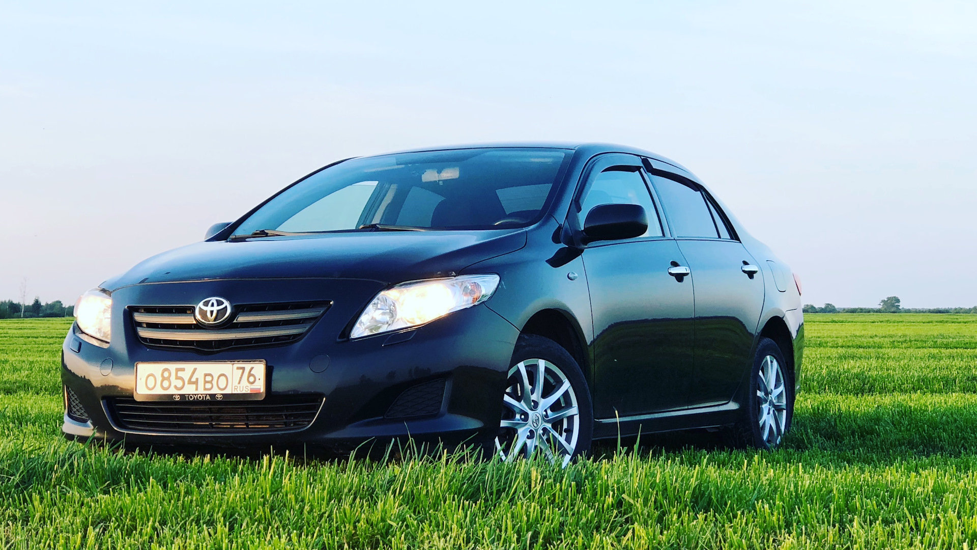 Toyota Corolla (140/150) 1.6 бензиновый 2008 | ЧЕРНАЯ ПРОСТУШКА на DRIVE2