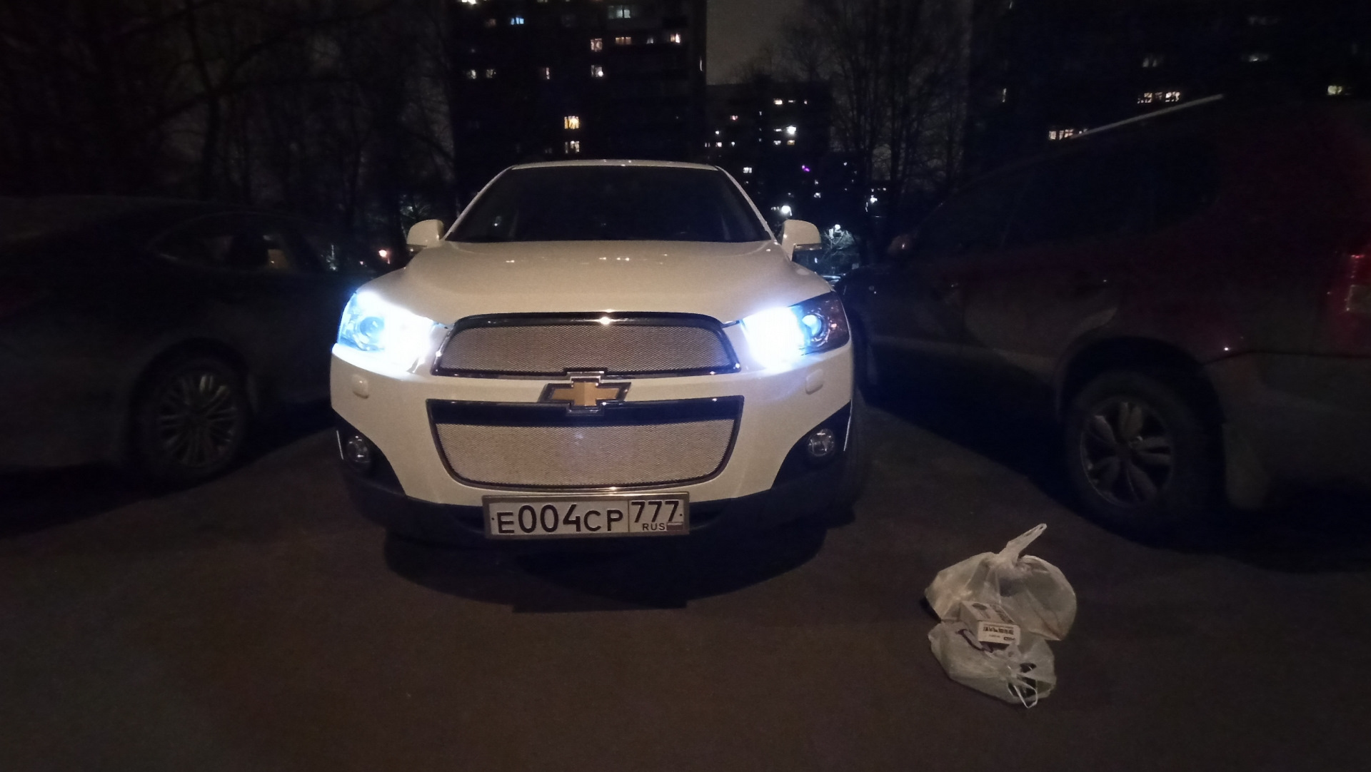 Led лента в фары, поворотник и габариты — Chevrolet Captiva (1G), 2,4 л ...