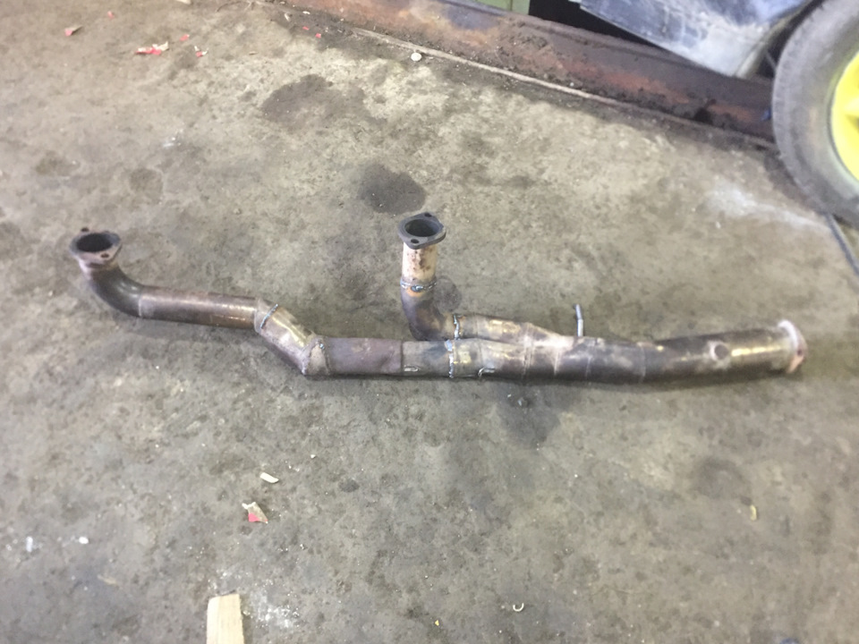 Даунпайп — Mitsubishi Galant VR-4, 2,5 л, 1998 года | своими руками ...