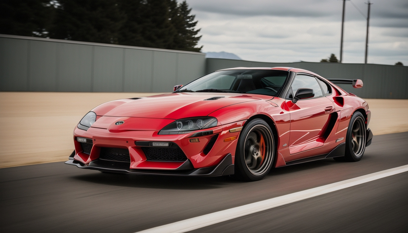 Toyota Supra ft1 Золотая