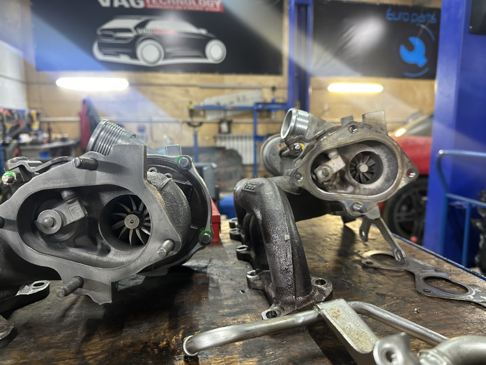 Установка гибридной турбины PT-330 от Profit Turbo — Volkswagen Golf ...