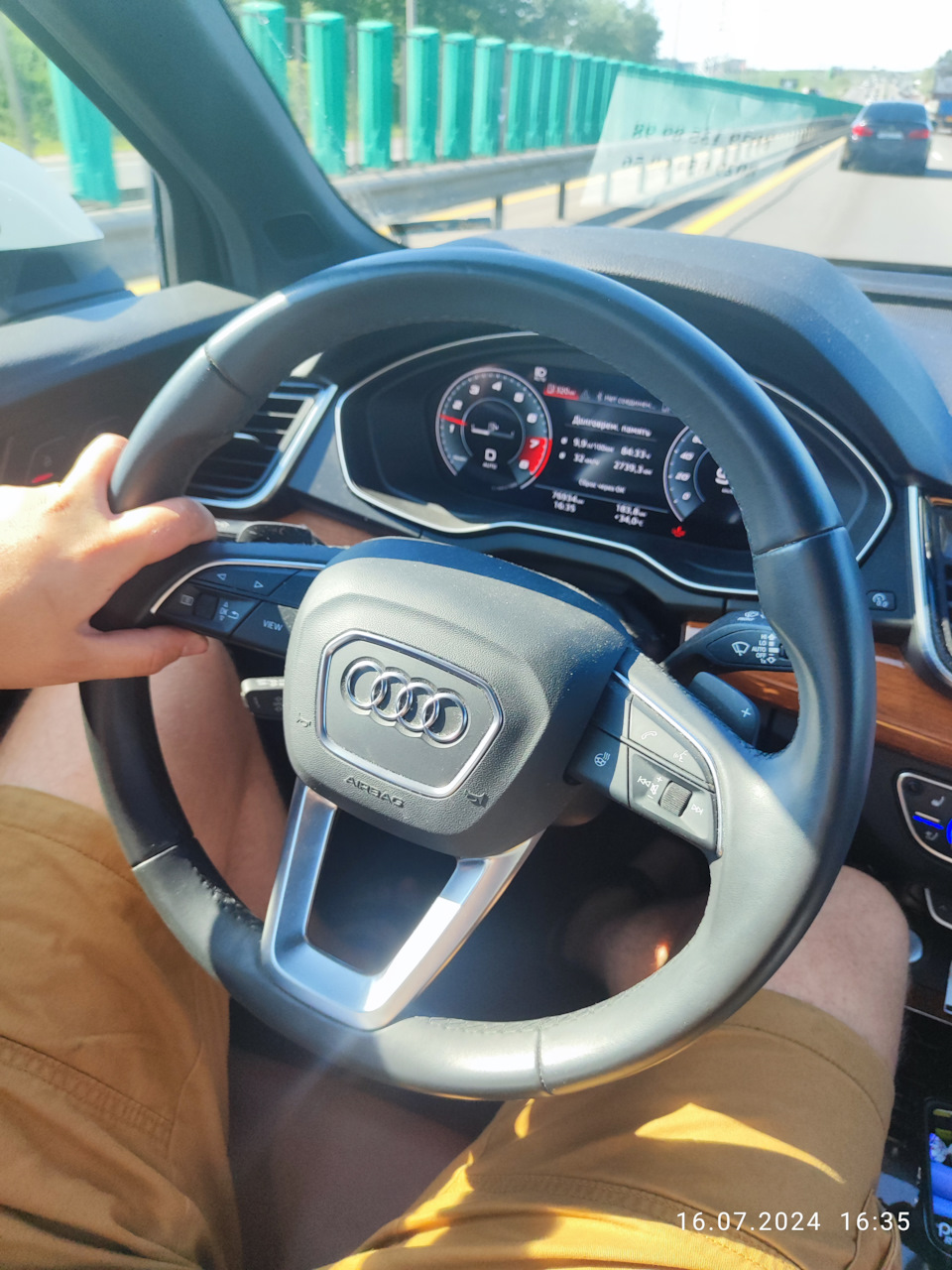 Перетяжка руля — Audi Q5 (2G), 2 л, 2021 года | стайлинг | DRIVE2