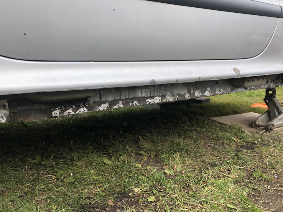 Переварка порога своими руками — Peugeot 206 GTI, 2 л, 2001 года ...