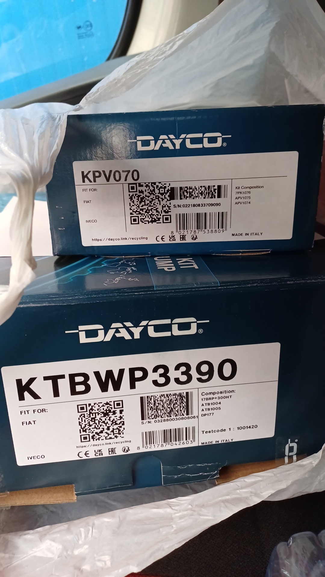 Замена грм, в очередной раз Dayco — FIAT Ducato III, 2,3 л, 2013 года ...