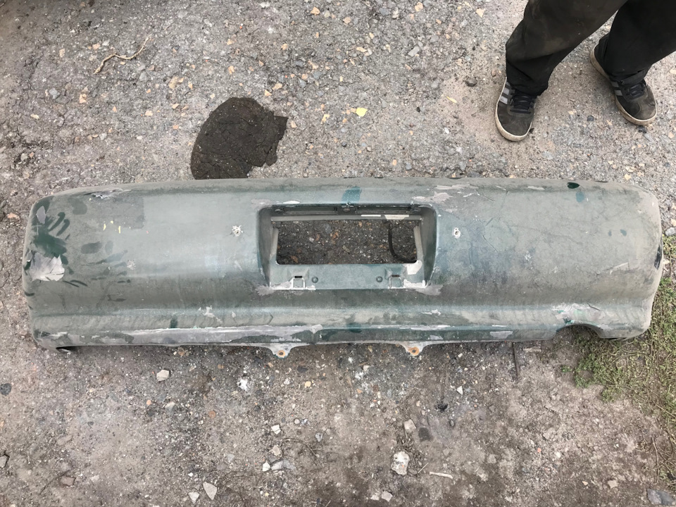 Задний бампер Тойота Чайзер 90 на Toyota Chaser (90). Б/у | 2 000 ₽ в ...