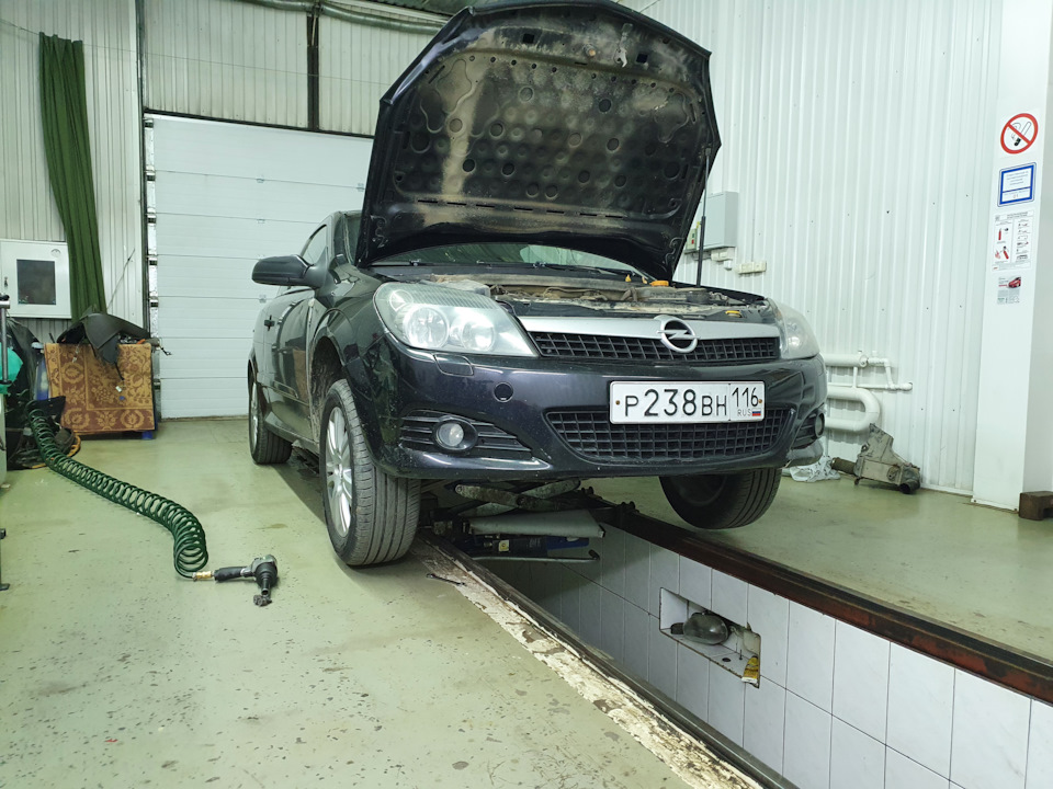 Ремень в обход кондиционера Z16XER — Opel Astra H GTC, 1,6 л, 2008 года ...