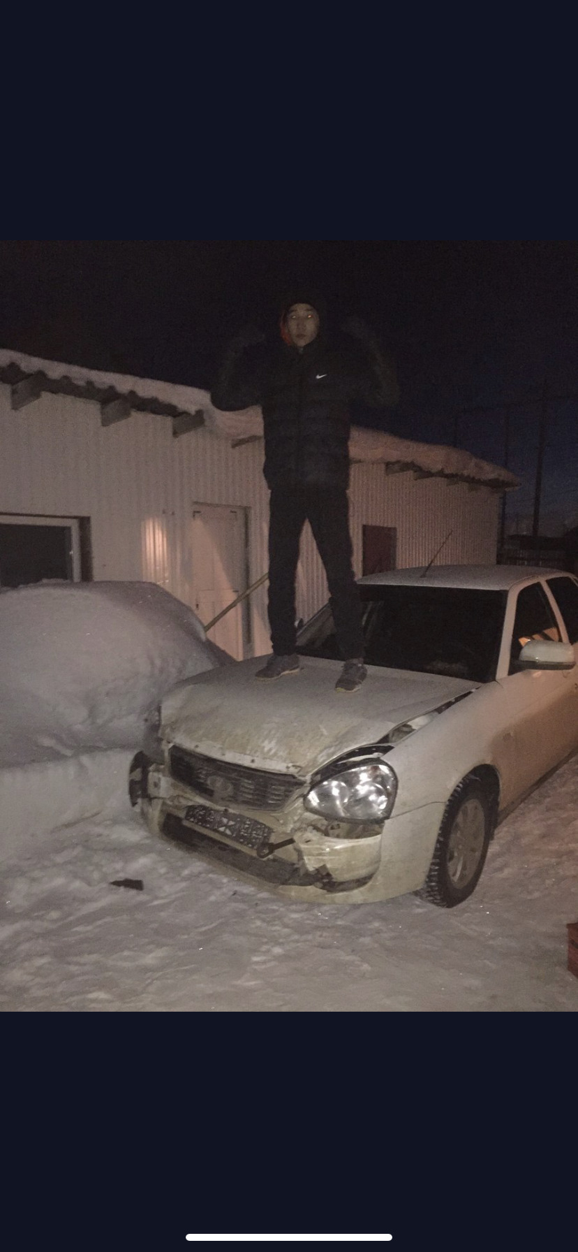 Моя первая машина и первая любовь — Lada Приора хэтчбек, 1,6 л, 2014 года |  ДТП | DRIVE2