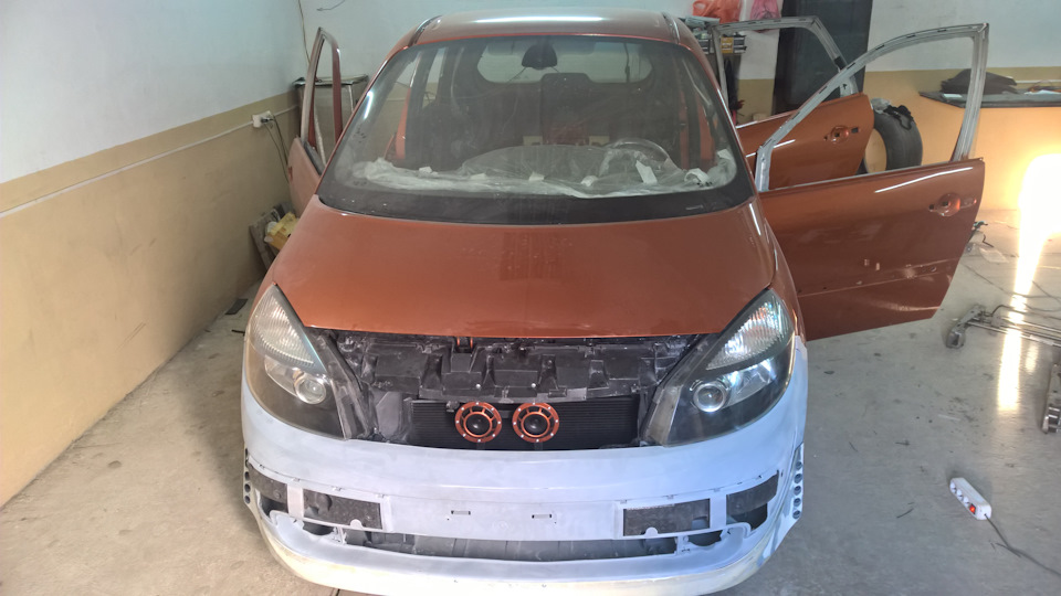 Акулий плавник вместо антенны — Renault Scenic II, 1,9 л, 2003 года ...