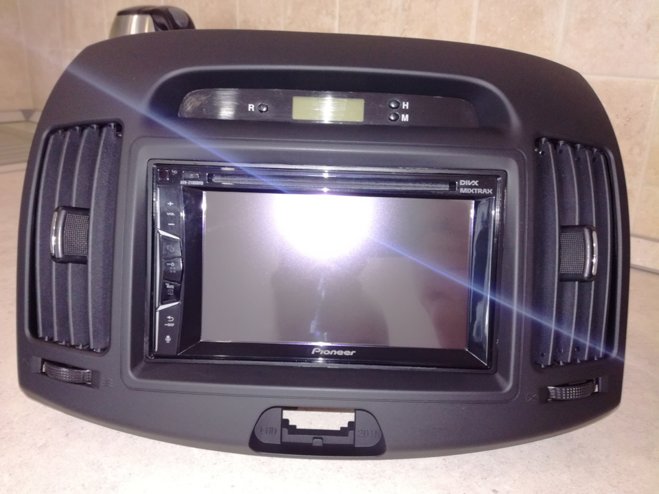 Установка процессорной магнитолы pioneer — Hyundai Elantra (4G), 1,6 л ...