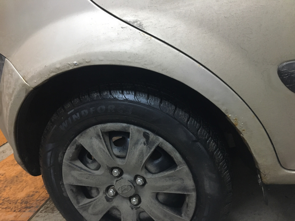 Пороги и арки — Hyundai Getz, 1,4 л, 2006 года | кузовной ремонт | DRIVE2