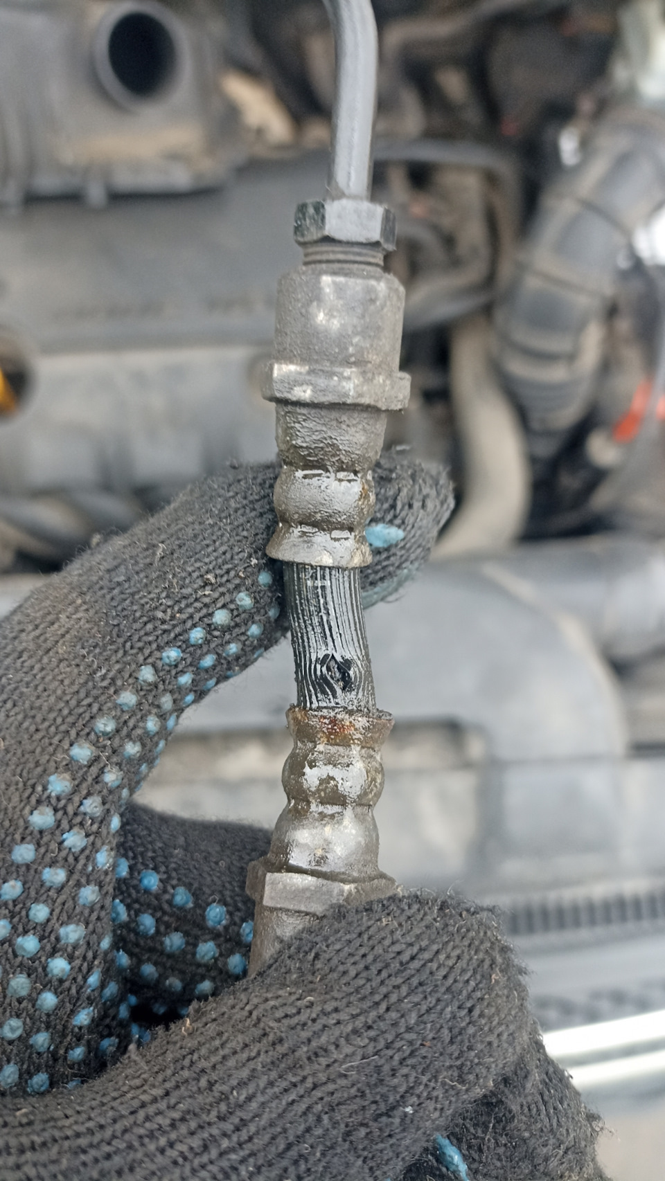 Замена малых шлангов тормозной системы — KIA Ceed SW (1G), 1,6 л, 2008 ...