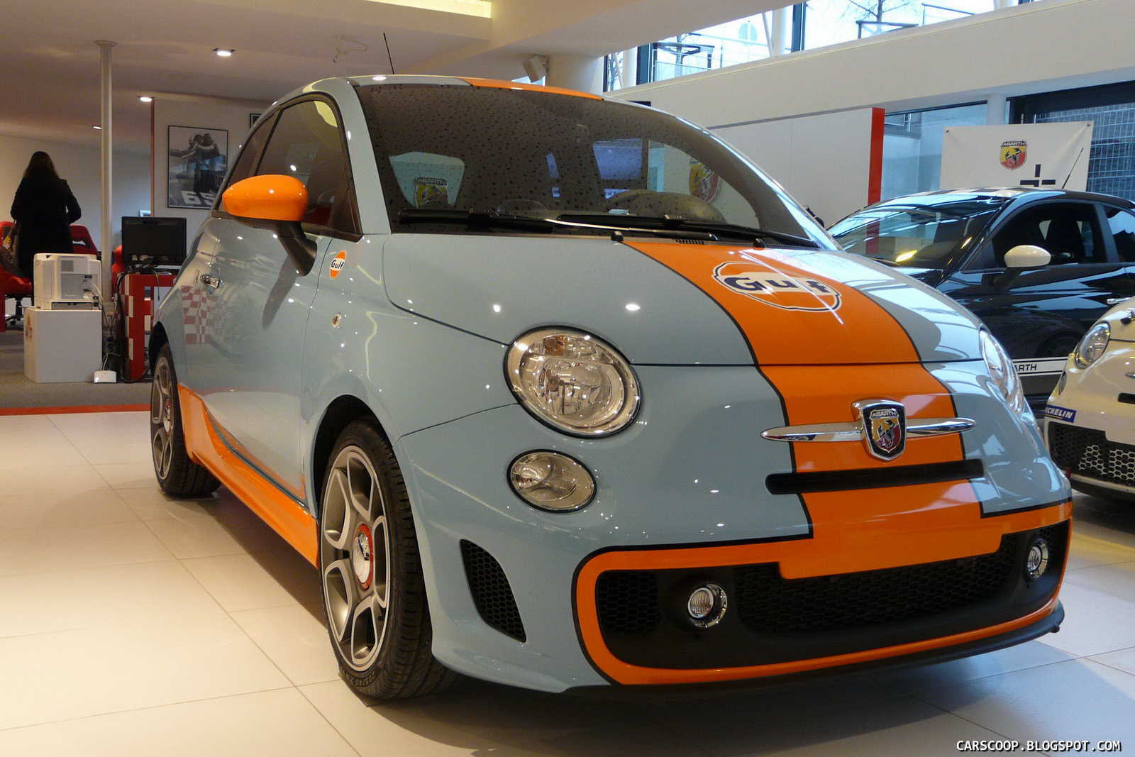 Fiat 500 авто цвета