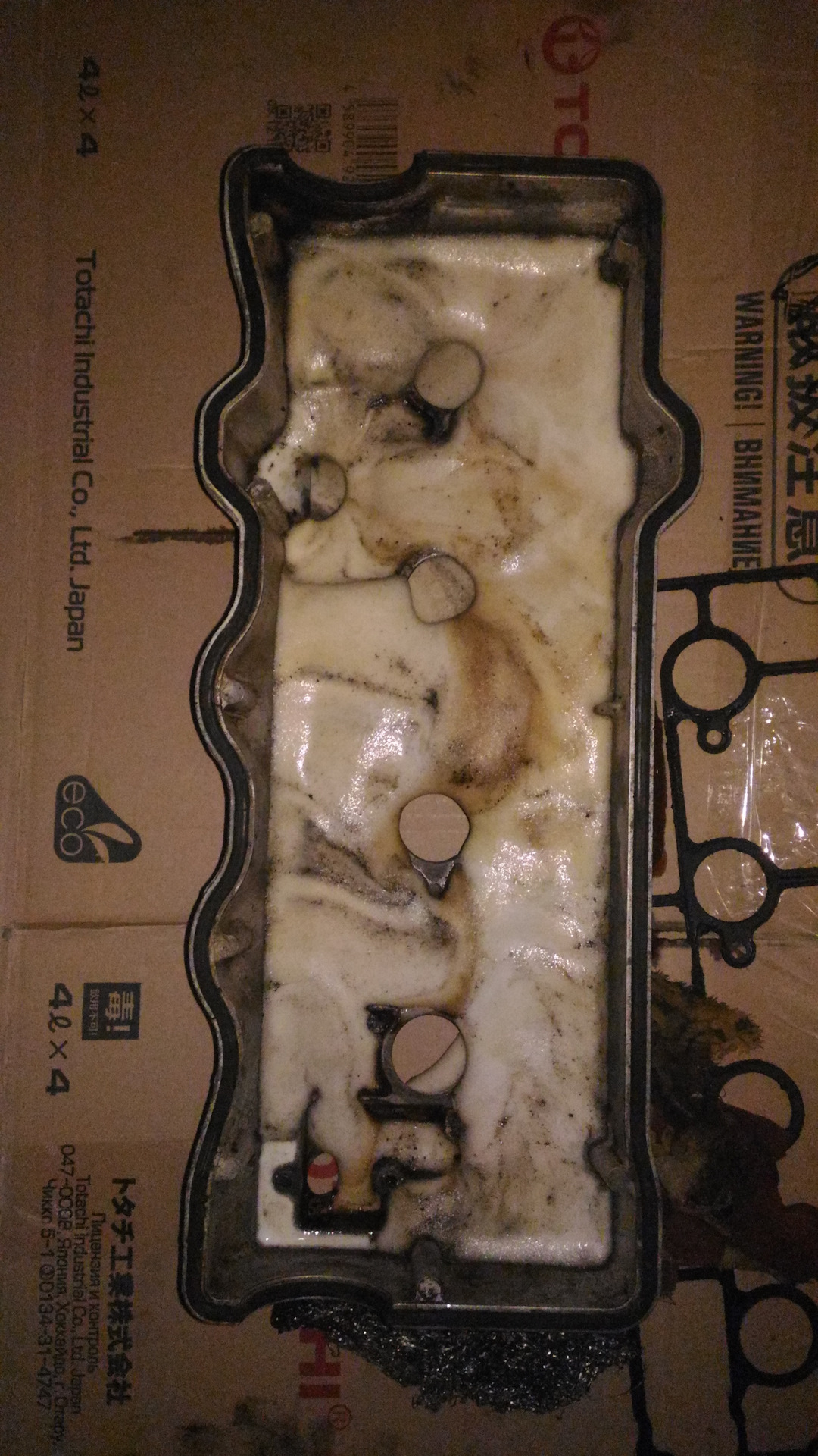 Разбор и очистка клапанной крышки 3/4S-FE — Toyota Corona (T190), 1,8 л ...