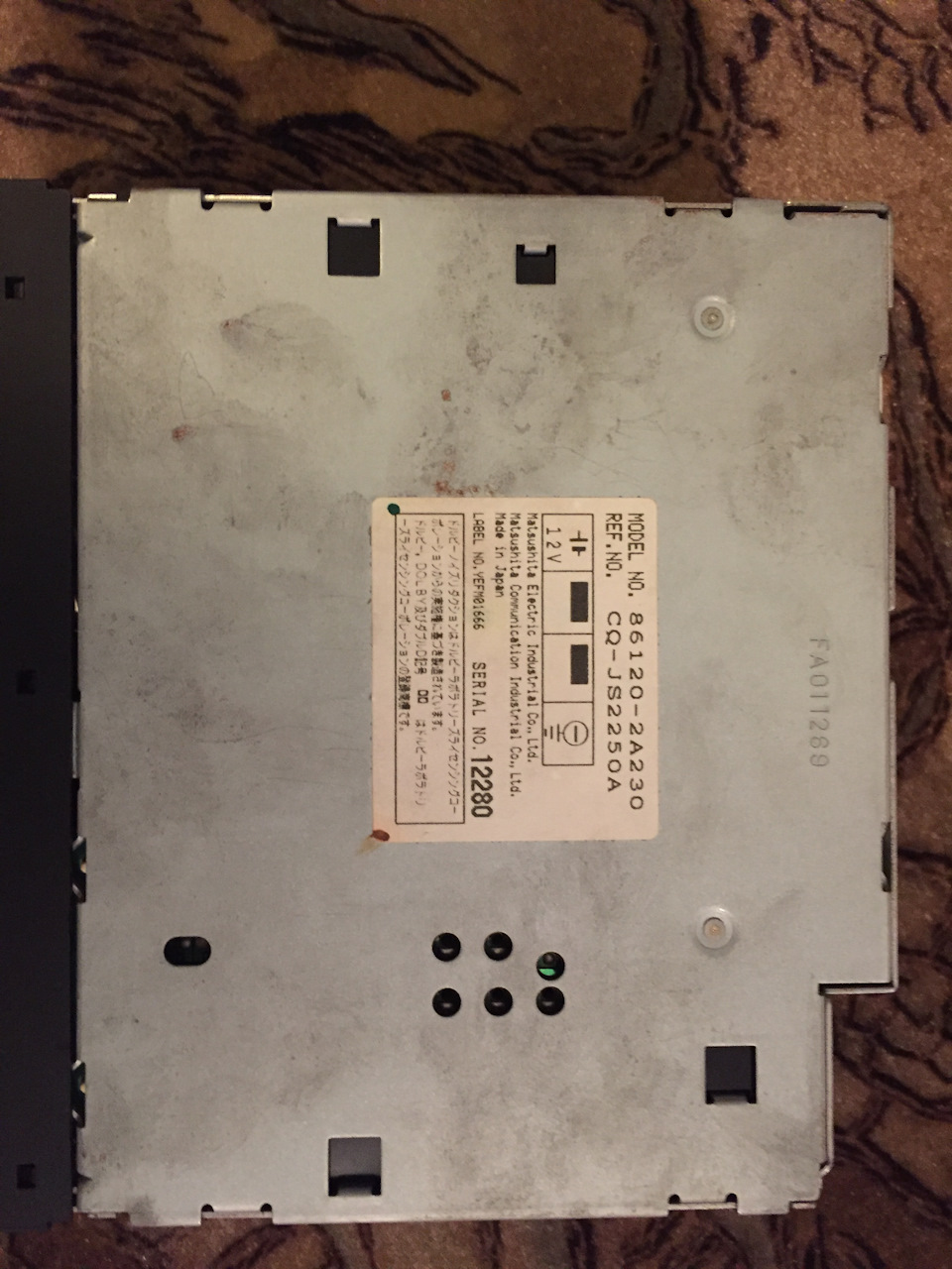 861202A230 Магнитола TOYOTA LEXUS | Запчасти на DRIVE2