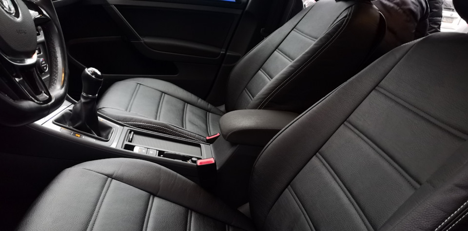 Чехлы из эко кожи гольф 7 — Volkswagen Golf Mk7, 1,2 л, 2014 года ...