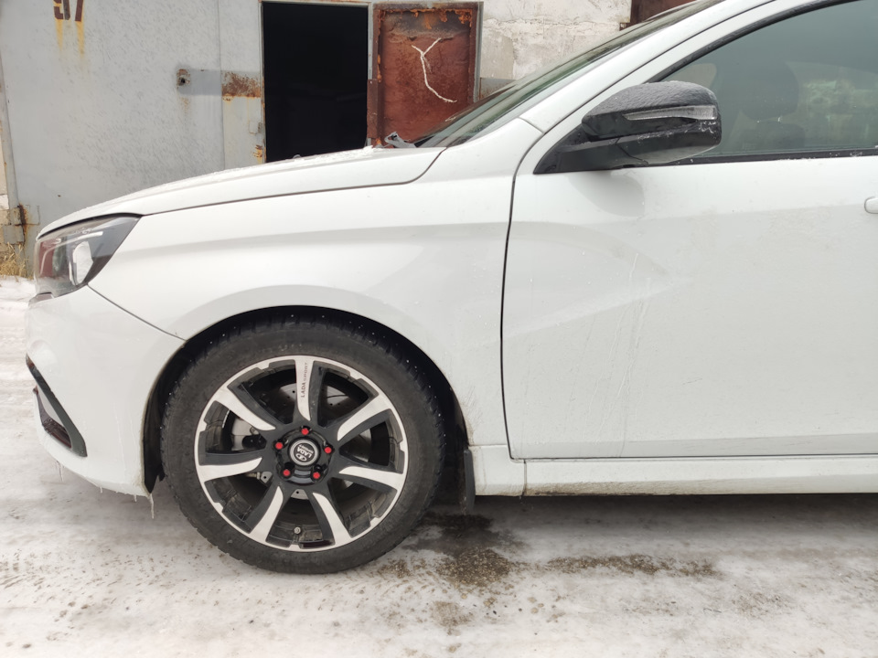 Кованные гайки Drinty Racing Nuts — Lada Vesta Sport, 1,8 л, 2019 года ...